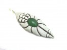 Green Jade tibetan pendant