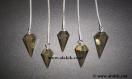 Golden Pyrite Facetted Pendulum