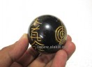Black Agate Usai Reiki Sphere