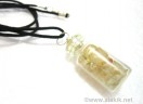 Citrine Bottle pendant with cord