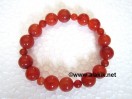 Red Cornelian 2x1beads Elastic bracelet