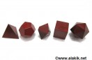 Red Jasper 5pcs Geometry set