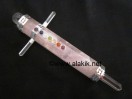 Rose Quartz Chakra Cross Shape healing wand
