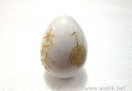 Snow Quartz Engrave USAI  Reiki Egg