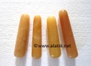 Yellow Jade Plain massage wands