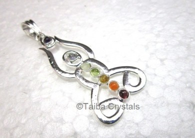 Chakra Metal Pendant