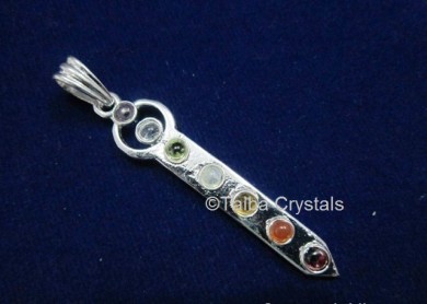 Chakra Metal Pendant