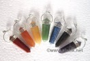 7 Chakra Double Point Pendant Set