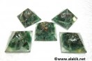 Baby Orgone Green Jade Pyramid
