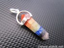 Bonded Chakra D point Pendants