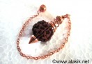 Copper Rudraksha Spring Pendulum