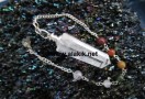 Crystal quartz obelisk pendulum with chakra chain