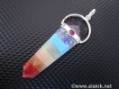 Double Point Chakra Bonded Flat stick Pendant