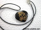 Engrave Ganesha Heart Pendant