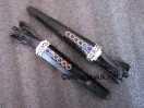 Full Black Tourmaline Chakra Angle Healing Wands