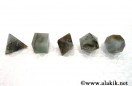 Labradorite 5pcs Geometry set