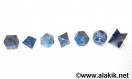 Lapis Lazule 7pcs Geometry set
