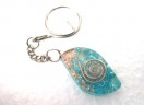 Tourquise eye orgone key ring